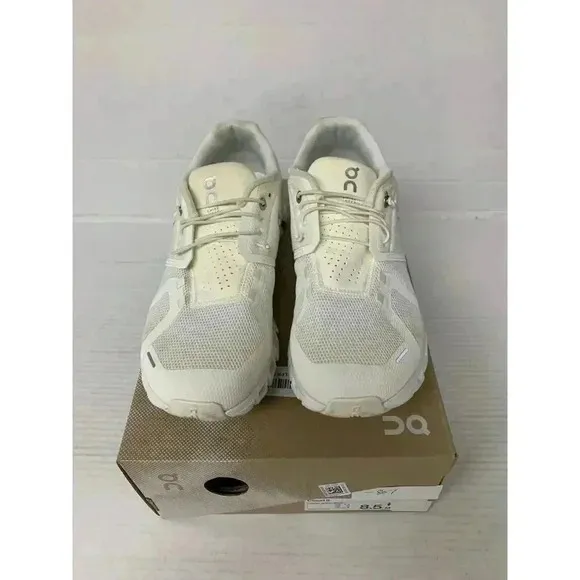 -807 On Cloud 5, Undyed/White, Mens Running Shoes-US 8.5 Mens