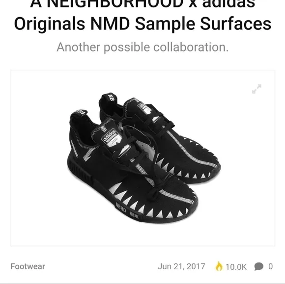 ❤ Adidas nmd r1‎ neighborhood m7.5 or w8.5