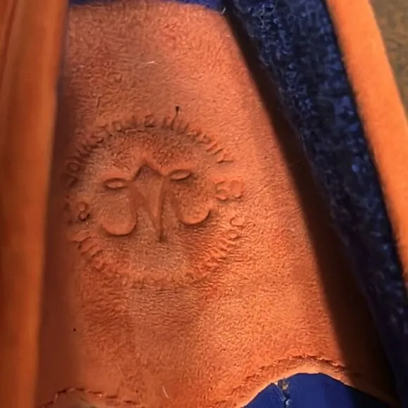 🔥 Johnston &amp; Murphy Womens Orange Slip On Loafer Driving Shoes Sz 6.5 - PERFECT