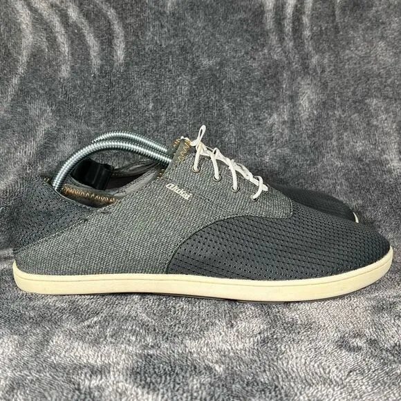 🩵 Olukai Nohea Moku Blue Mesh Elastic Lace Boat/Water Shoes Men’s Size 10