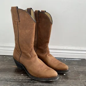 - Women's Durango Brown Leather Cowboy Boots Size 9