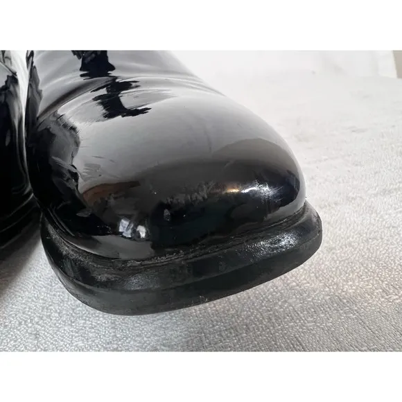 10.5 Men's Stacy Adams Phoenix Tassel Slip On Tuxedo Shoes Black Patent Leather