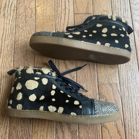 3.1 Phillip Lim Calf Hair High Top Sneakers