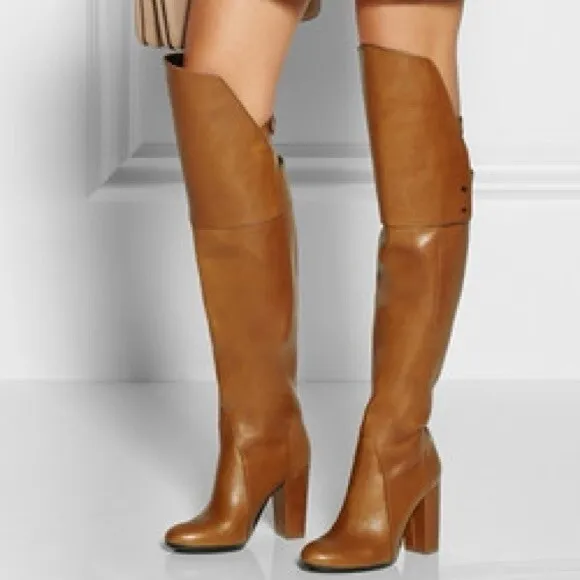 3.1 Phillip Lim Ora Brown Leather Boots 37