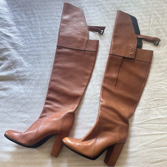 3.1 Phillip Lim Ora Brown Leather Boots 37