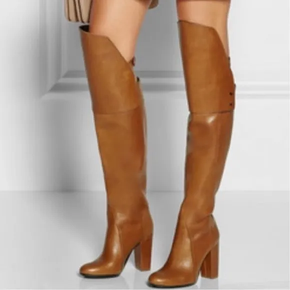 3.1 Phillip Lim Ora Brown Leather Boots 37
