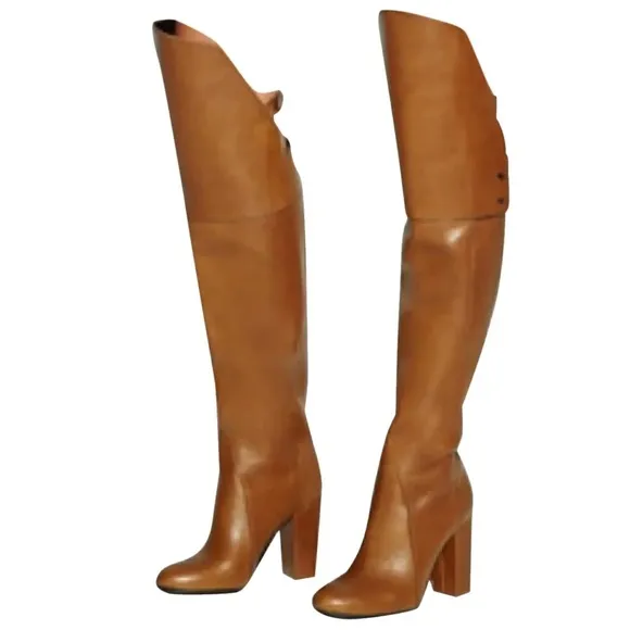 3.1 Phillip Lim Ora Brown Leather Boots 37