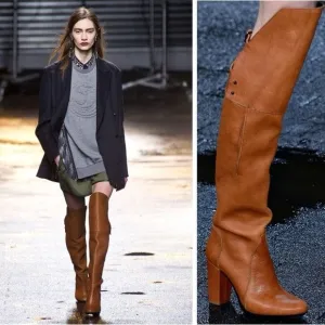 3.1 Phillip Lim Ora Brown Leather Boots 37