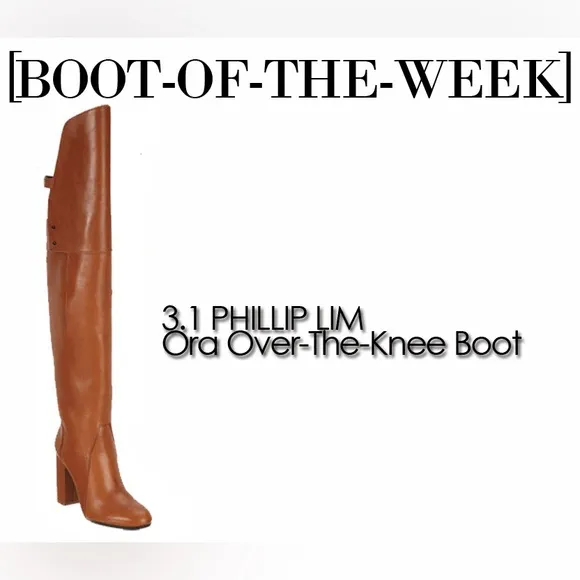 3.1 Phillip Lim Ora Brown Leather Boots 37