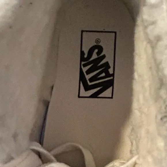 $50 sale VANS Sk8-Hi Tapered Platform Sherpa Multi Suede 5.5 Y Sneakers VN0A7Q5…