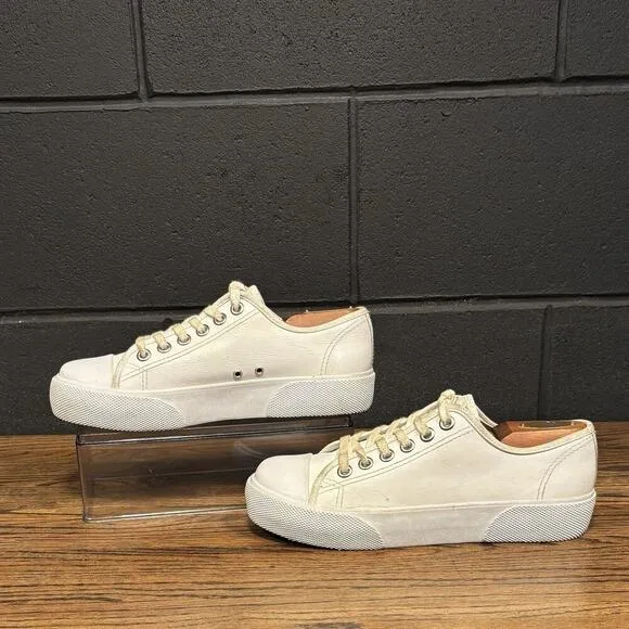 90’s Y2K Vintage UNIONBAY June-L White Leather Platform Sneakers Women’s 9.5