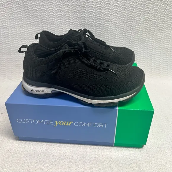 abeo / pro system vdw1138 denise black athletic shoes size 8