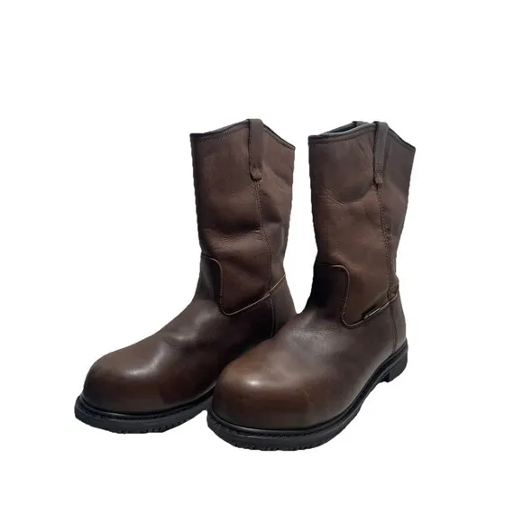 Ace Work Boots by Shoes for Crews Composite Toe 8307W Brown Men’s Size 12 NWOB