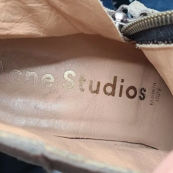 Acne Studios Pistol Ankle Boots Size 35