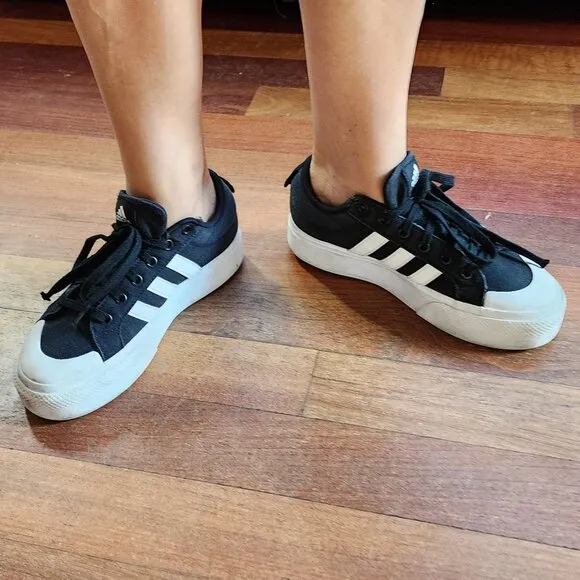 Addidas Nizza Platform Sneakers Size 8