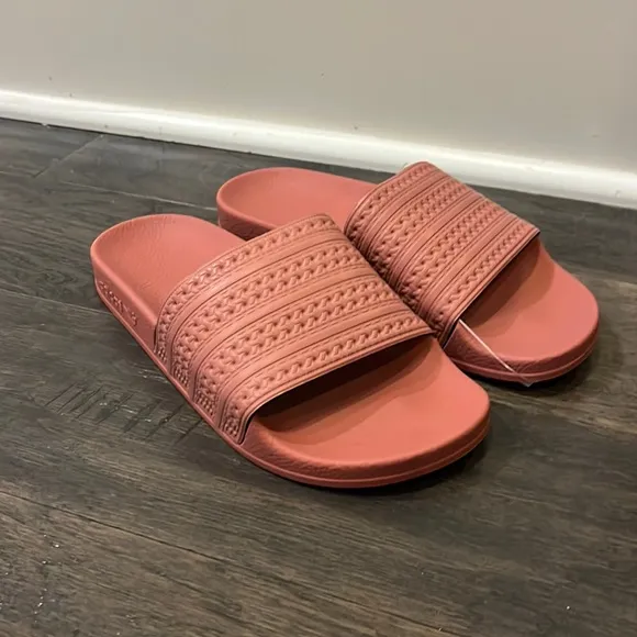 Adidas Adilette Premium Slides Sandals Shoes Made in Italy CQ2236 pink Women’s