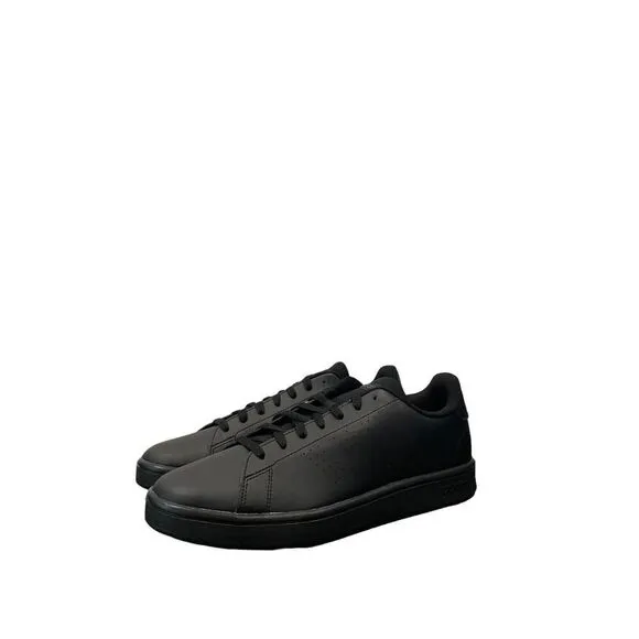 Adidas Advantage Base Men’s Casual Tennis Shoe Size 9-13 Black Trainer Sneaker