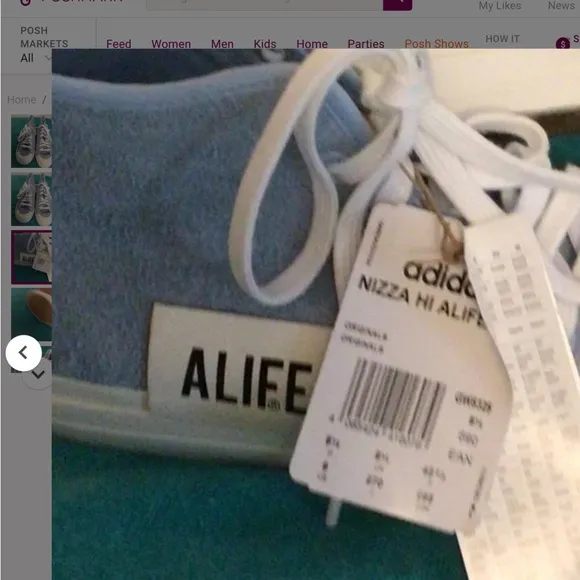 ADIDAS ALIFE NIZZA HIGH TOP SNEAKERS SZ 9 NWT