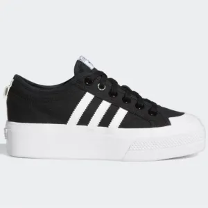 Adidas Black and White nizza platform women’s shoes.  Size 10. New in box.