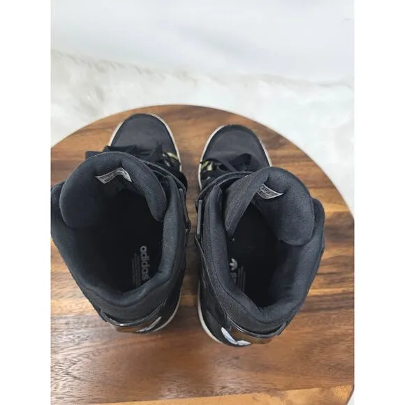 Adidas Black White High Top Sneakers Women's 6