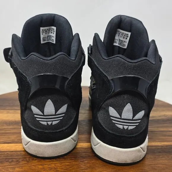 Adidas Black White High Top Sneakers Women's 6