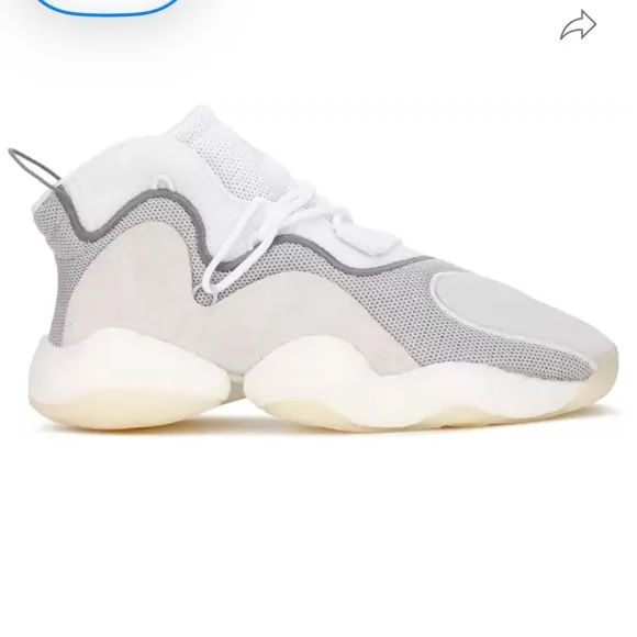 adidas Crazy BYWCloud White Grey One Mens Size 13.5