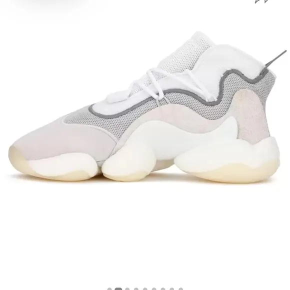 adidas Crazy BYWCloud White Grey One Mens Size 13.5