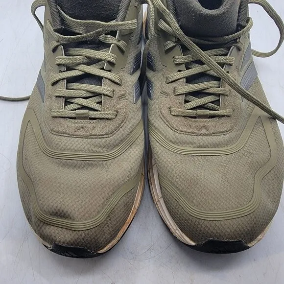 Adidas Duramo 10 Mens 11.5 Green Athletic Shoes Running Walking Gym AGW4073
