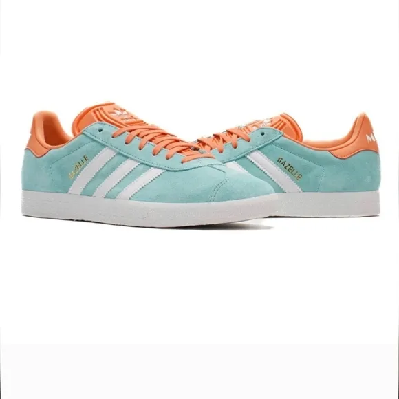 Adidas Gazelle Miami CF Women's sz 8 Euro 39.5 Men's &amp; Kids 6.5 in Mint Suede