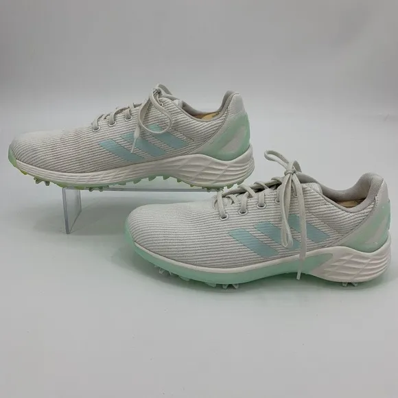 Adidas Golf Shoes Mens 11 White ZG21 Motion Breathable Lightweight Mesh Athletic