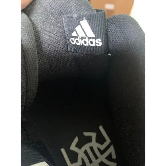 Adidas Hoops Issue #3 Mens Size 9  Athletic Shoes Basketball Black Paint…