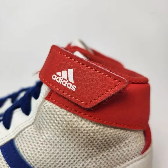 Adidas Hvc Wrestling Shoes Boys 4.5 G25909 Sports Workout Mesh Adjustable Straps