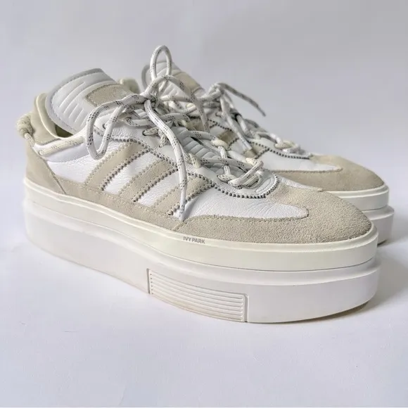 Adidas Ivy Park women Super Sleek 72 'Icy Park' white leather platform sneakers