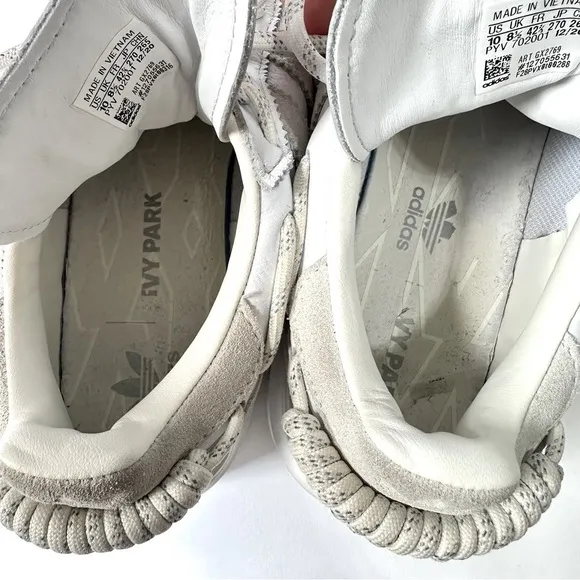 Adidas Ivy Park women Super Sleek 72 'Icy Park' white leather platform sneakers