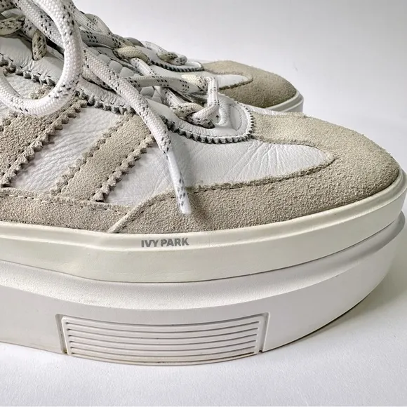 Adidas Ivy Park women Super Sleek 72 'Icy Park' white leather platform sneakers
