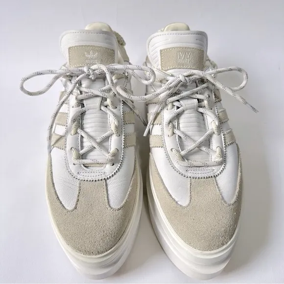 Adidas Ivy Park women Super Sleek 72 'Icy Park' white leather platform sneakers