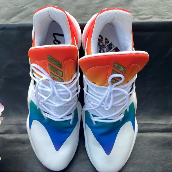 Adidas James Harden Men's Size 19 Vol 4 Mens Pride Pack Rainbow
