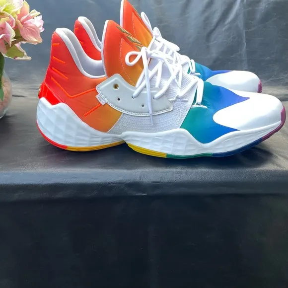 Adidas James Harden Men's Size 19 Vol 4 Mens Pride Pack Rainbow