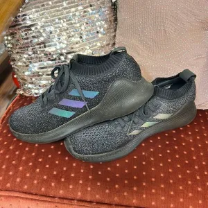 Adidas men’s 12 black purebounce slip on shoes