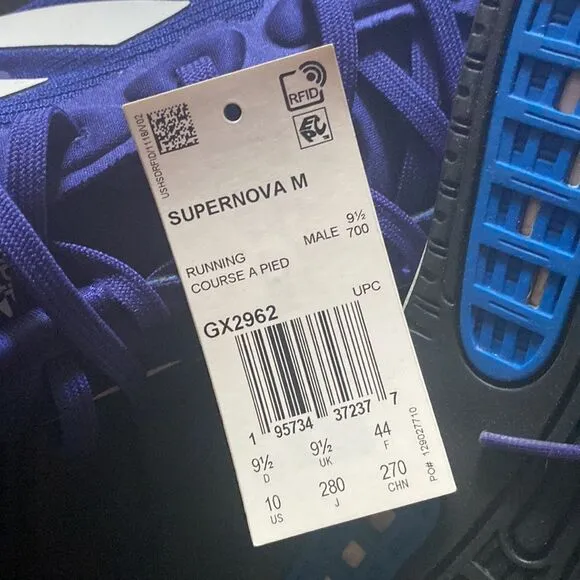 adidas Men's Supernova   Running Shoe 👟 size 10