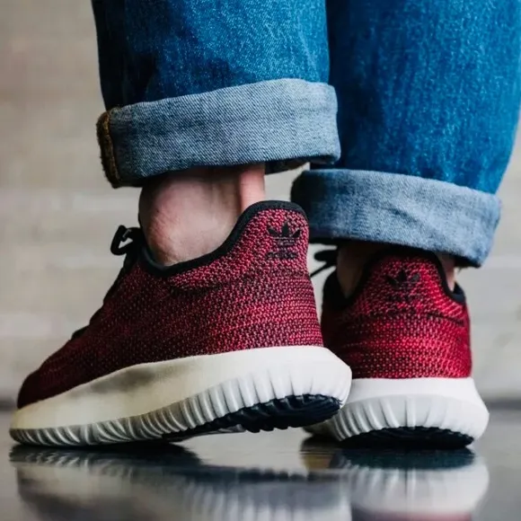 Adidas Mens Tubular Shadow CK Core Black/Red AC8791 Fashion Sneaker Shoes Sz 8