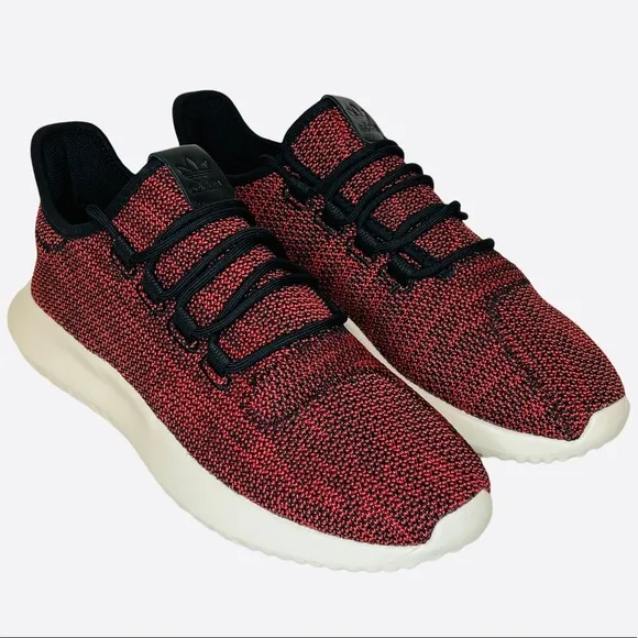 Adidas Mens Tubular Shadow CK Core Black/Red AC8791 Fashion Sneaker Shoes Sz 8