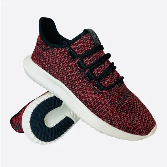 Adidas Mens Tubular Shadow CK Core Black/Red AC8791 Fashion Sneaker Shoes Sz 8