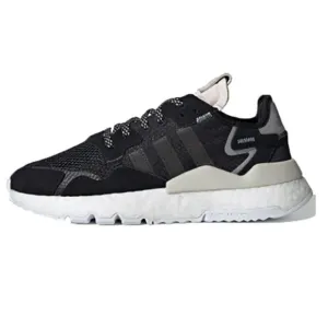Adidas Nite Jogger Snickers Running Shoes Lace Up Core Black