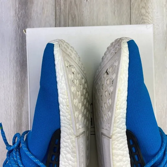 adidas NMD Human Race Shoes Mens Size 12 Blue White Pharrell Williams BB0618
