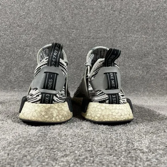 Adidas NMD XR1 Primeknit Oreo Men’s Size 8.5 Black White Athletic Running Shoes