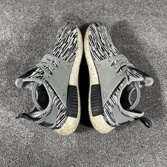 Adidas NMD XR1 Primeknit Oreo Men’s Size 8.5 Black White Athletic Running Shoes