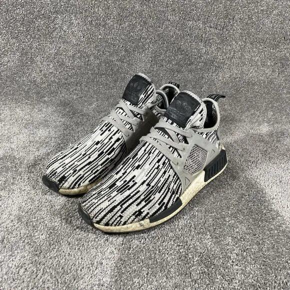 Adidas NMD XR1 Primeknit Oreo Men’s Size 8.5 Black White Athletic Running Shoes