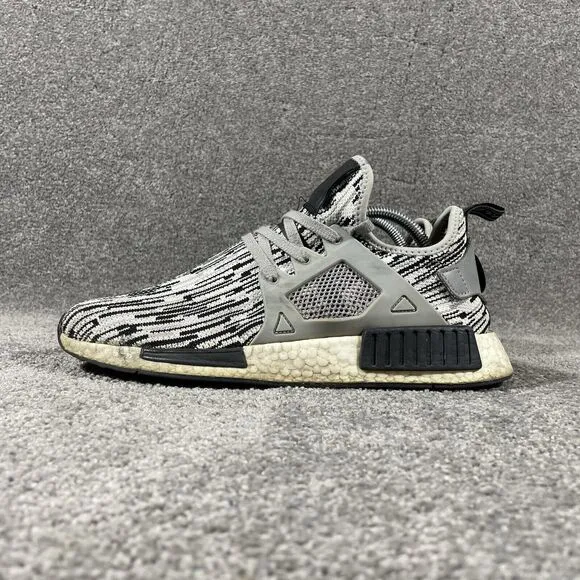 Adidas NMD XR1 Primeknit Oreo Men’s Size 8.5 Black White Athletic Running Shoes