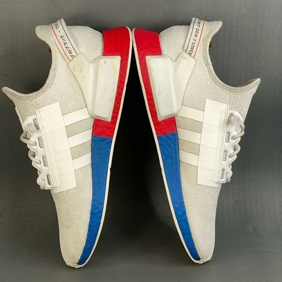 Adidas  NMD_R1 V2 'White Lush Red Blue' sneaker shoes Mens size  13